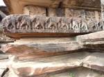 Close up of the carvings at Warangal fort