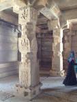 Hampi inside a temple in the vittala complex
