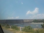 View of Dam on the way to the ferry