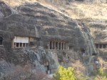 Ajanta caves panorama