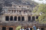 Undavalli caves from the outside