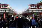 Tokyo Sensoji Market leading to the Temple