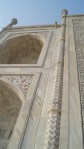 Zig zag illusion at Taj Mahal