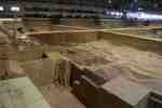 Terracota warriors excavation