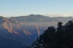 Early morning views towards the inner himalayas in Mussoorie