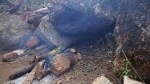 bamboo chicken being cooked near katika waterfalls