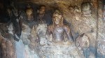 carving ls inside the cave at bojjanakonda