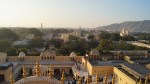 courtyard at hawa mahal in jaipur