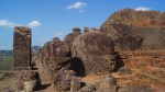 main stupa surrounded by small stupas at bojjanakonda