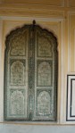 painted door in hawa mahal jaipur