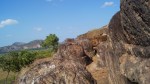 stupas lining the edge at bojjanakonda