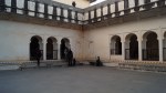 the courtyard at kumbhalgarh fort