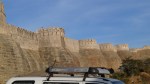 the exterior wall of kumbhalgarh fort