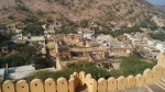 view as you exit amber fort in jaipur