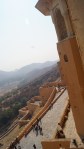view of ramps leading to amber fort in jaipur