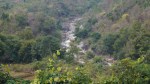 water from katika falls flowing in the area