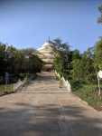 Steps leading to Vishalakshi Mantap AOL Ashram