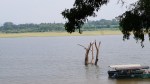 Docked boats at Kabini River Lodge