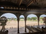 King’s view as he looked outside 1st Floor Mysore Palace