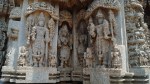 Sculptures at temple in Somanathpur
