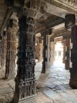 Carvings in the columns at Airvatesvara Temple